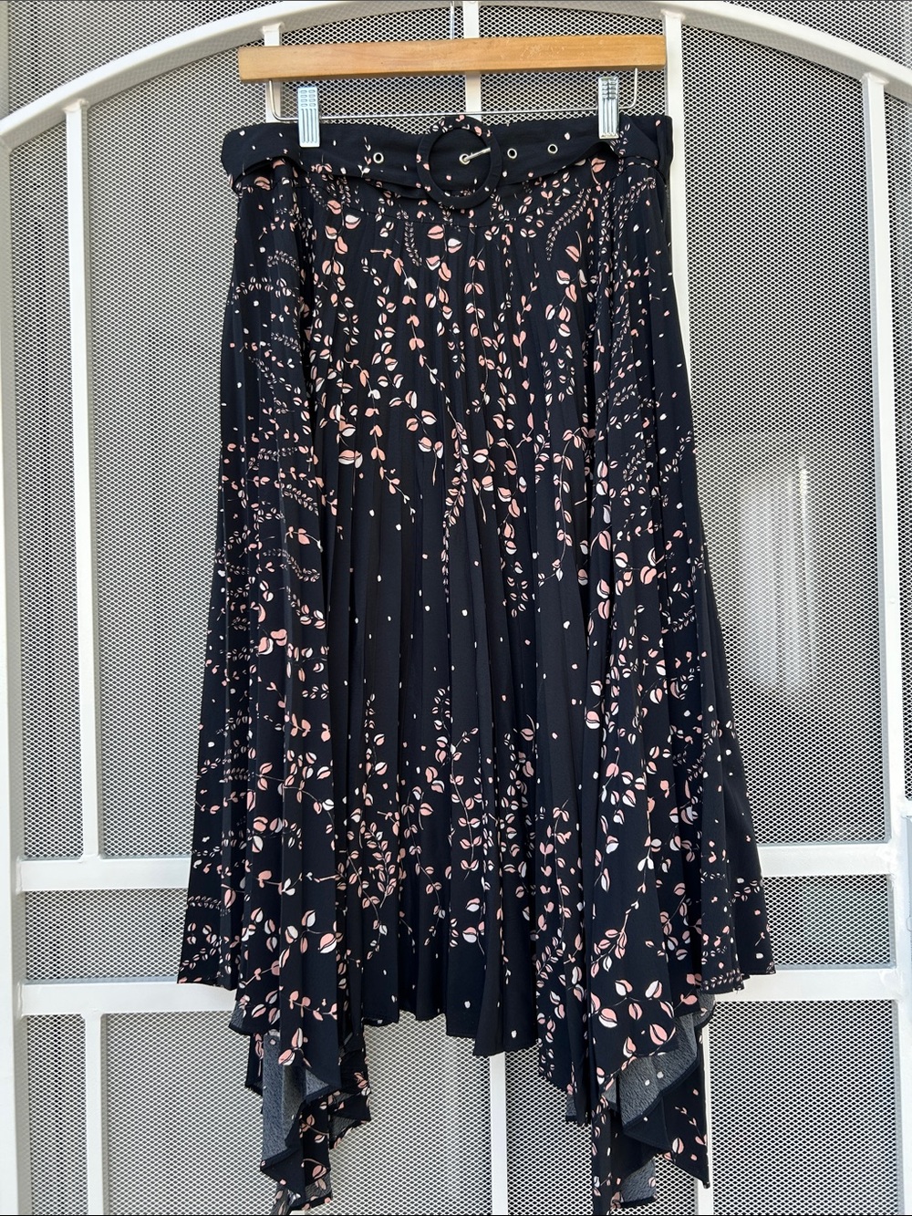 Topshop belted skirt
